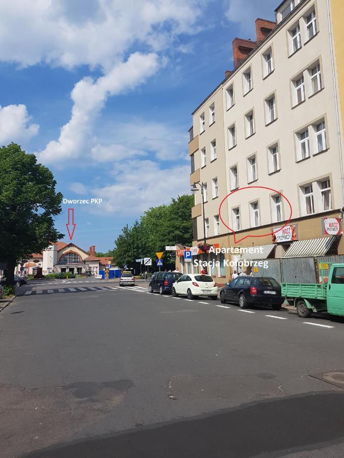Apartament Dworcowa 100 M Do Pkp Kołobrzeg Esterno foto